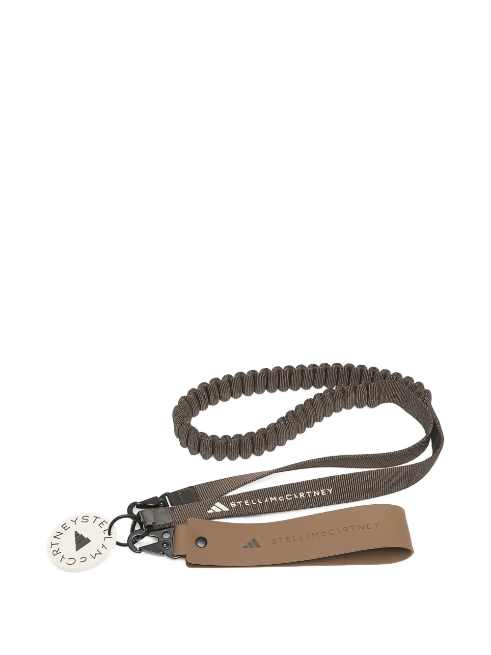 adidas by Stella McCartney braided lanyard | Brown | Image 1