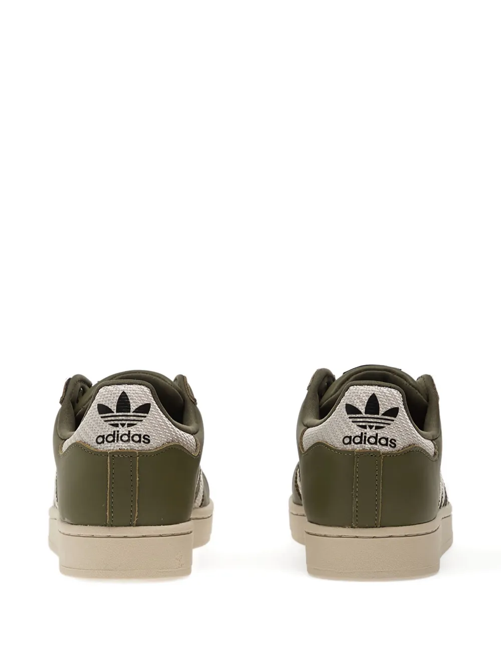 adidas Superstar II gestreepte sneakers Groen