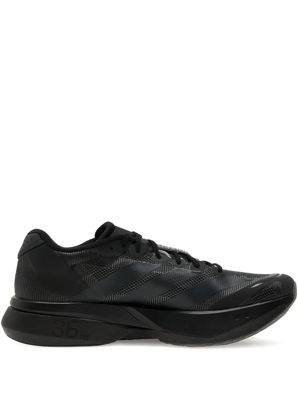adidas AdiZero Boston 13 gestreepte sneakers Zwart