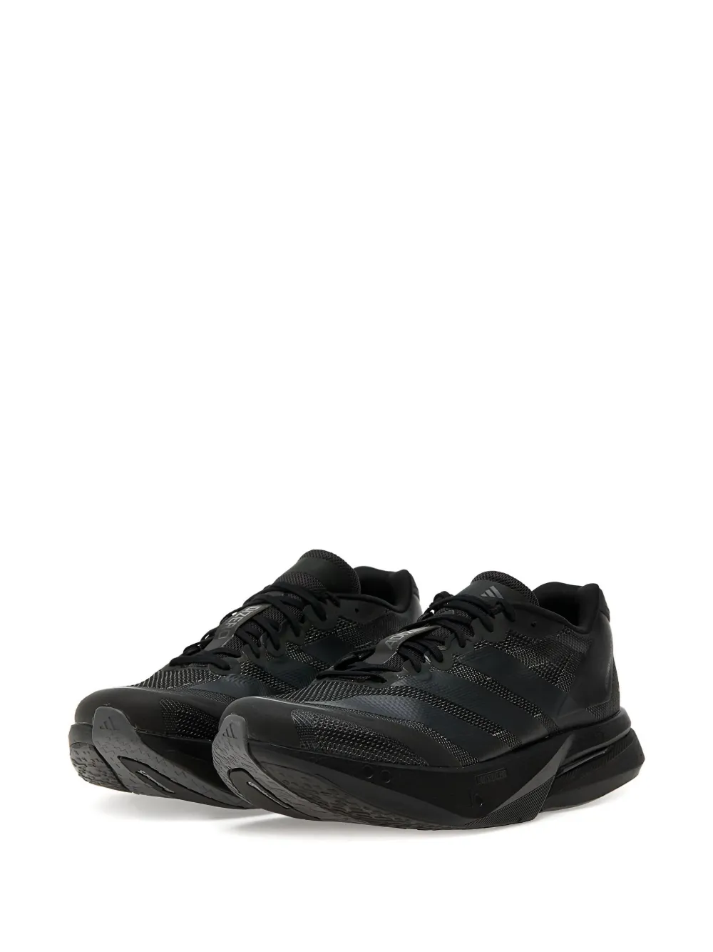 adidas AdiZero Boston 13 gestreepte sneakers Zwart