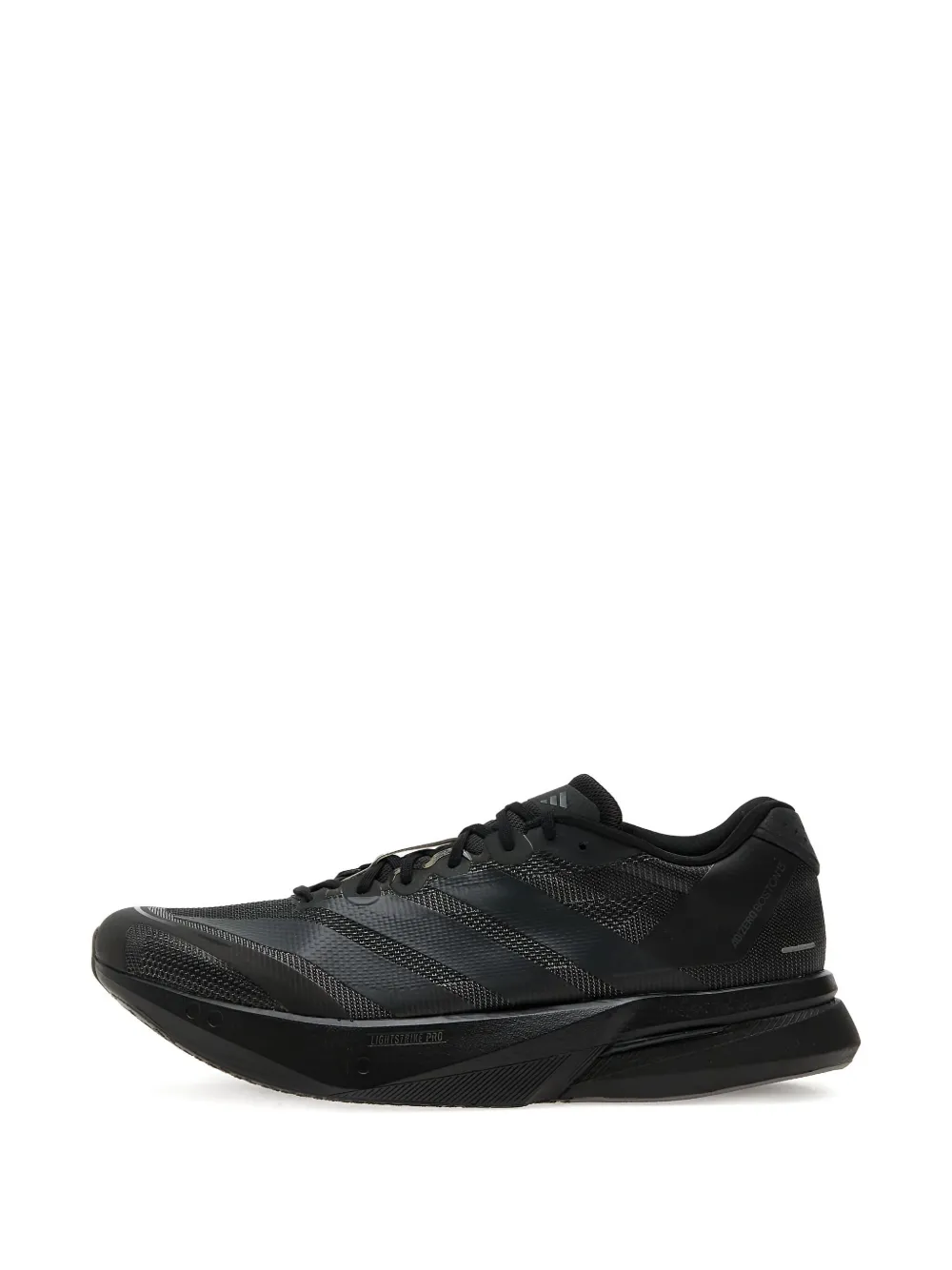 adidas AdiZero Boston 13 gestreepte sneakers Zwart