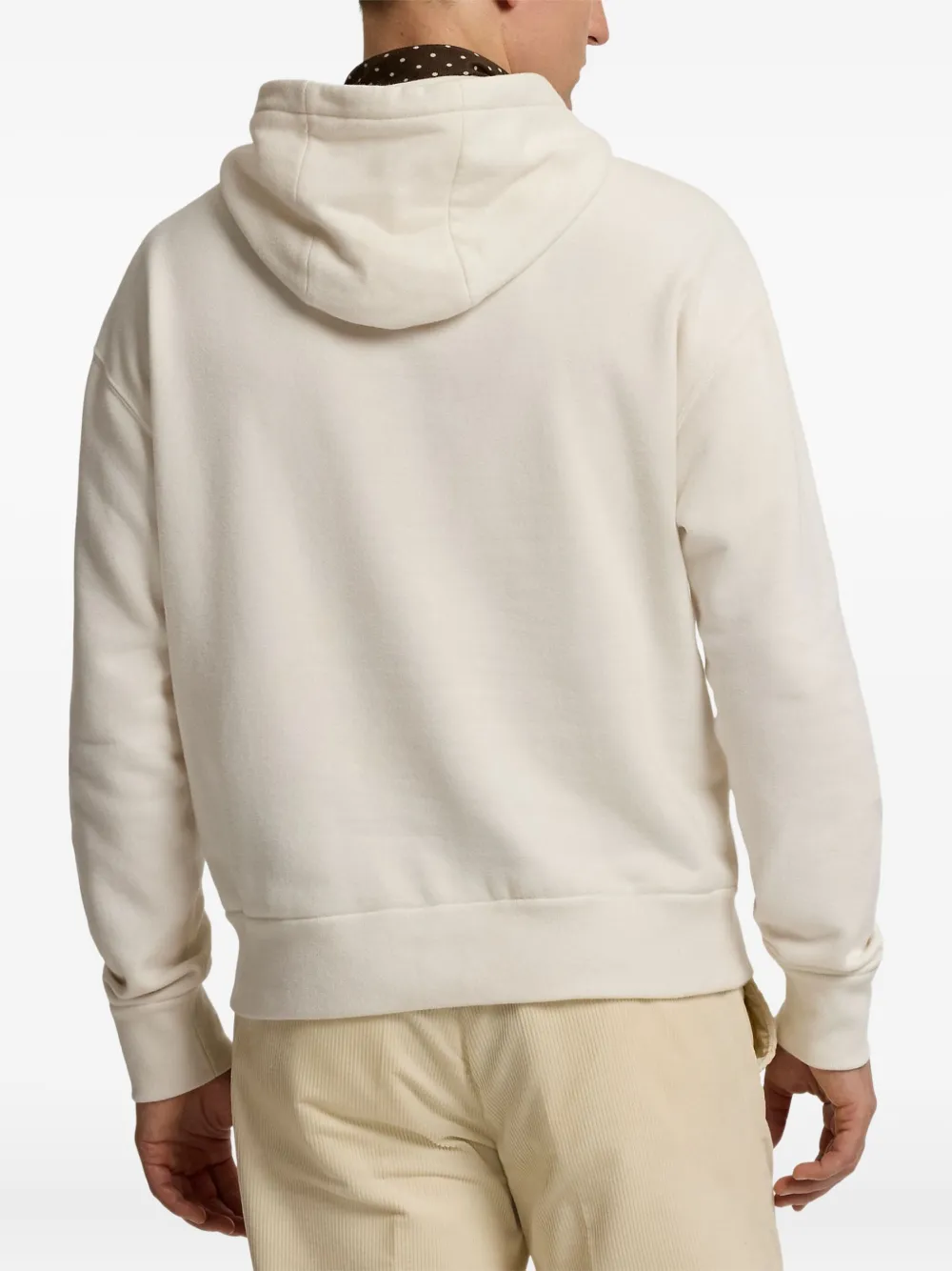 Ralph Lauren Collection graphic hooded sweatshirt Beige