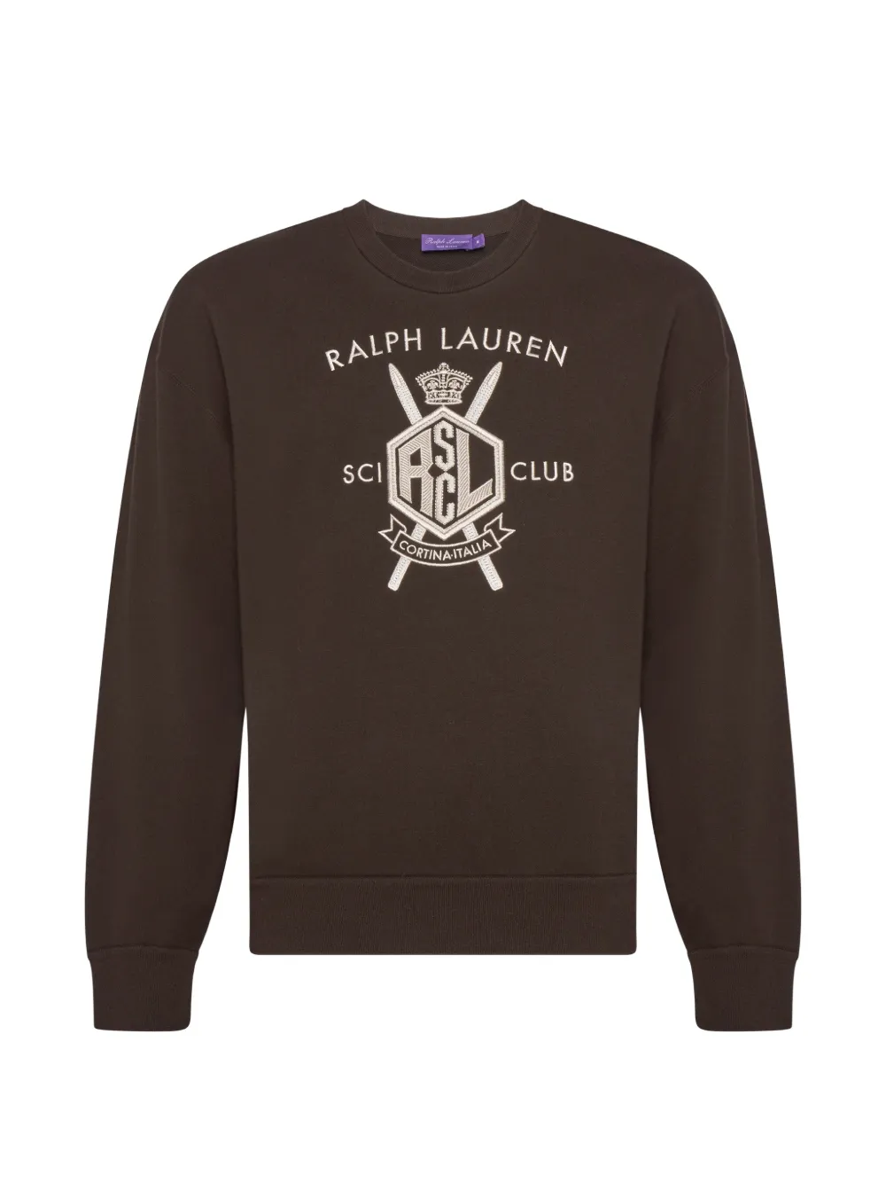 Ralph Lauren Collection embroidered sweatshirt - Marrone