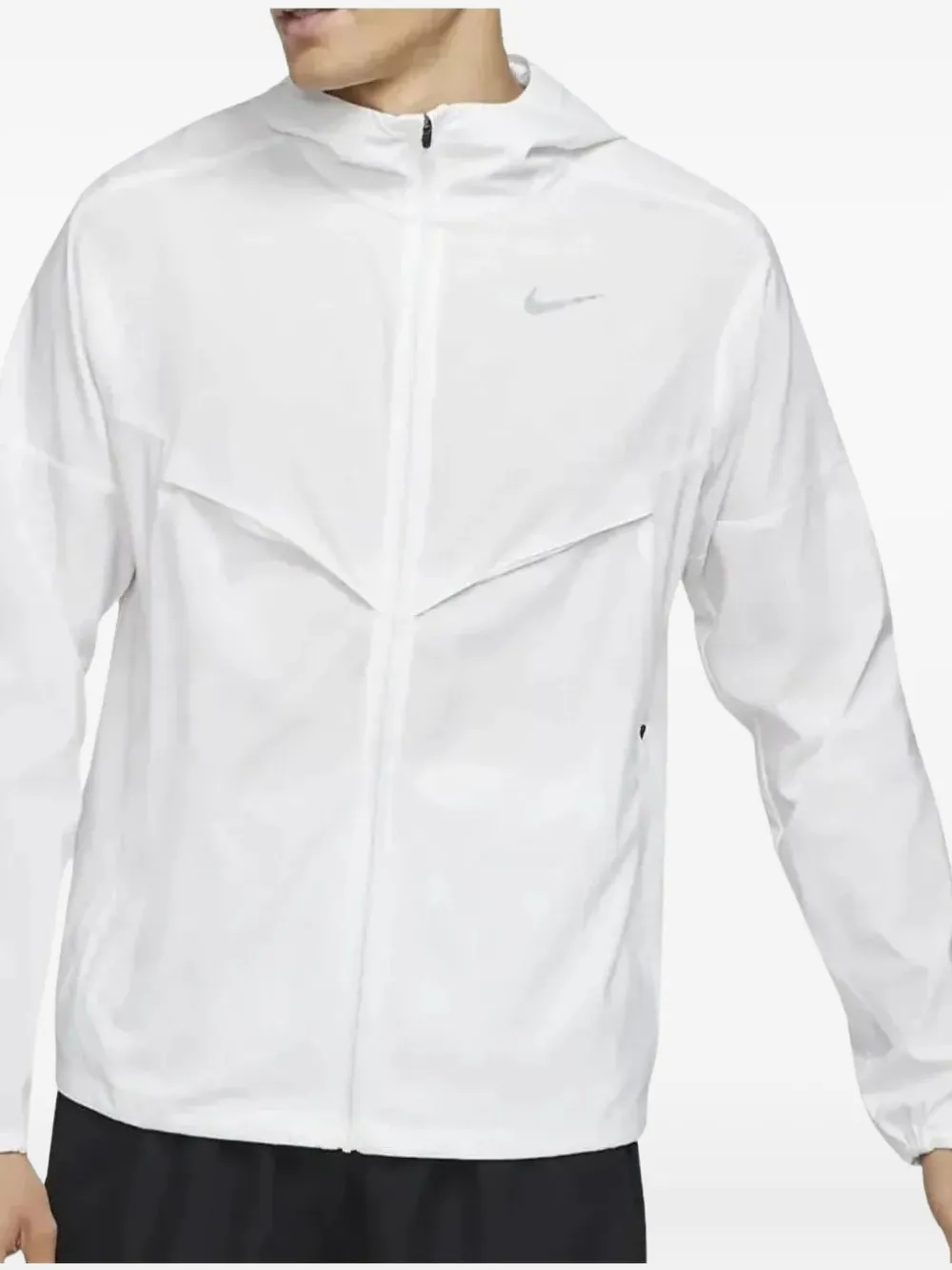 nike windbreaker jacket white