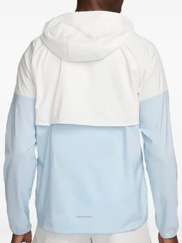 nike windbreaker navy and white