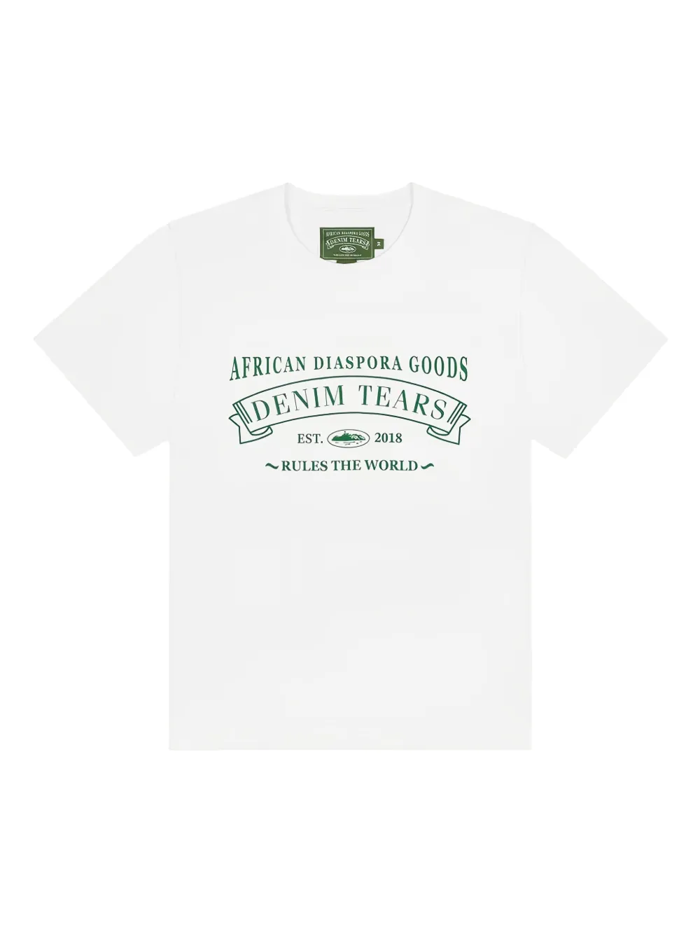 Denim Tears x Corteiz T-shirt ADG - Bianco