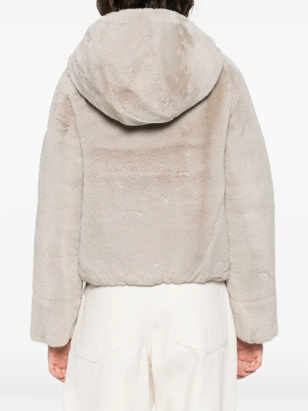 Colmar Hooded Zip Jacket In Neutral