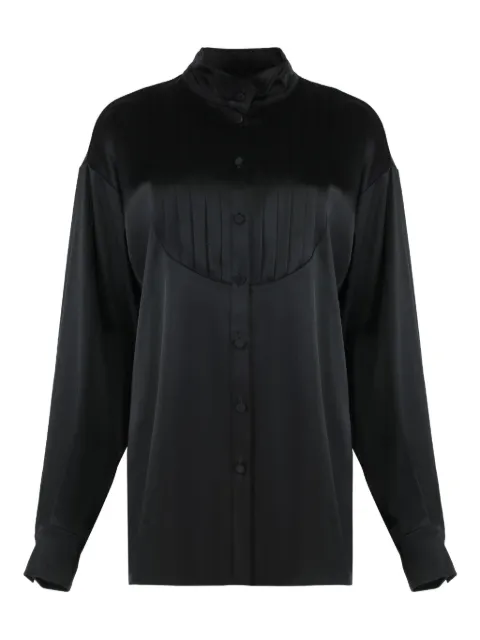 Les Filles d'Eva buttoned pleated-detail shirt
