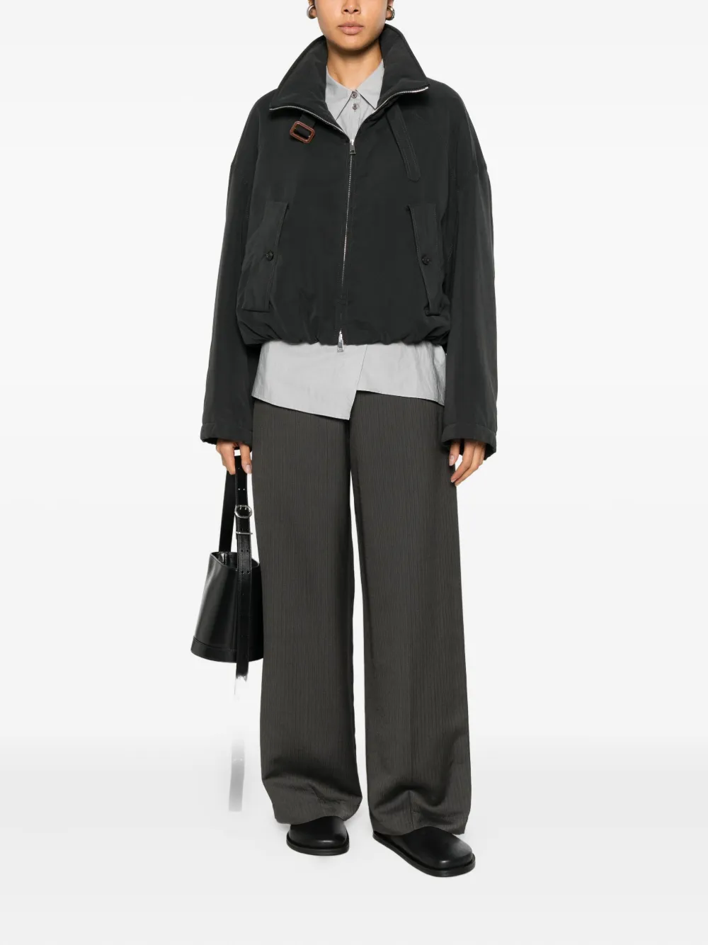 Tela Gestreepte broek - Grijs