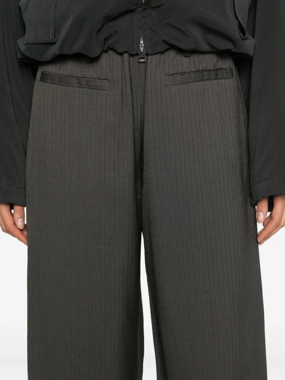 Tela Gestreepte broek Grijs