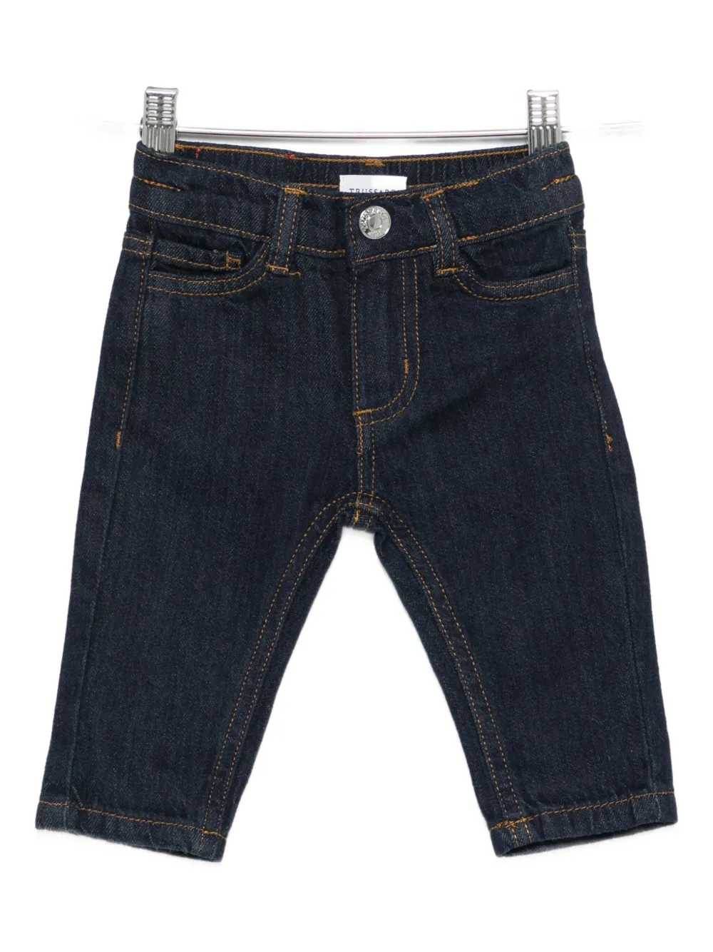 TRUSSARDI JUNIOR topstitched jeans - Blu