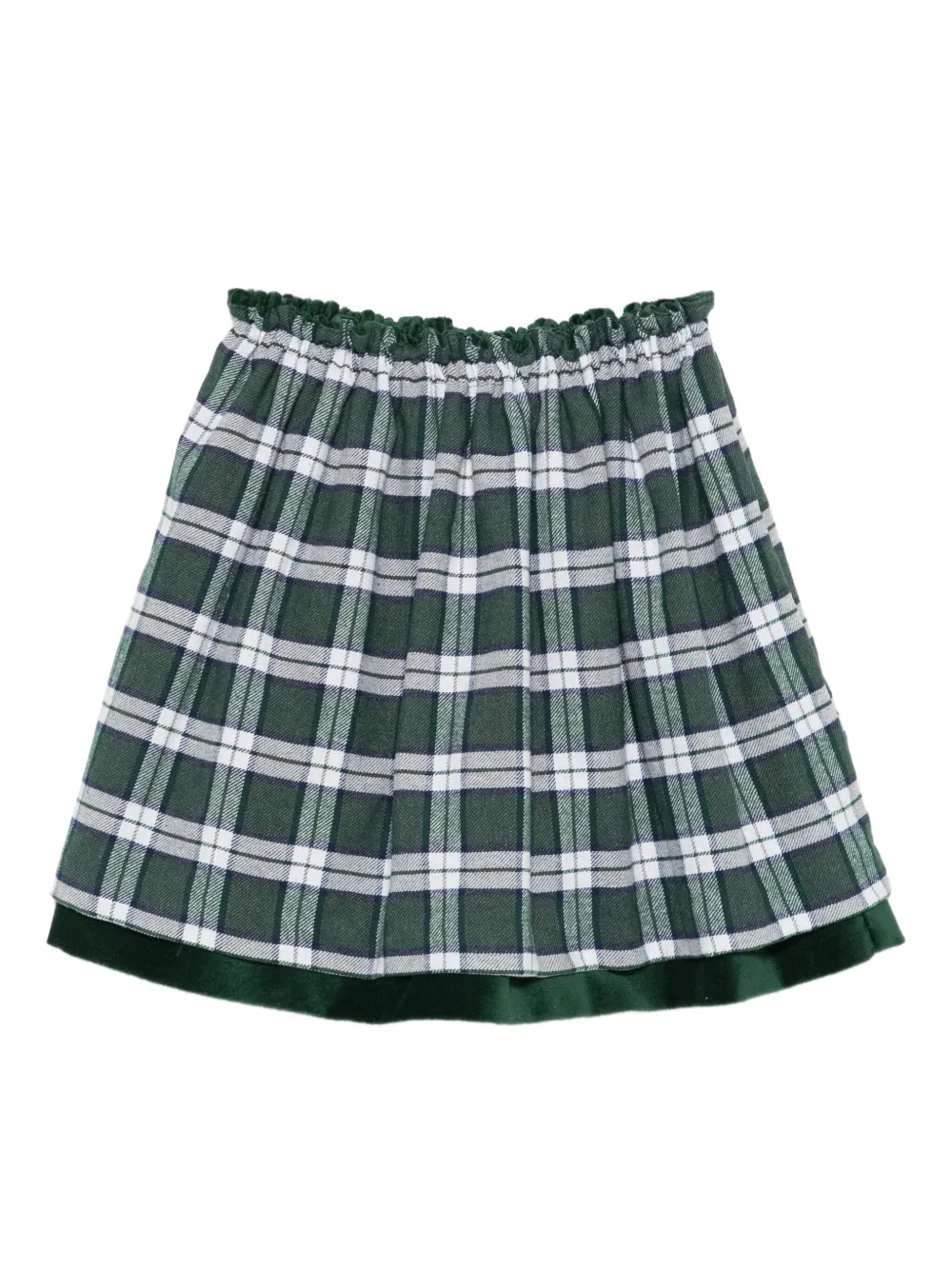 Mariella Ferrari plaid-pattern skirt - Verde