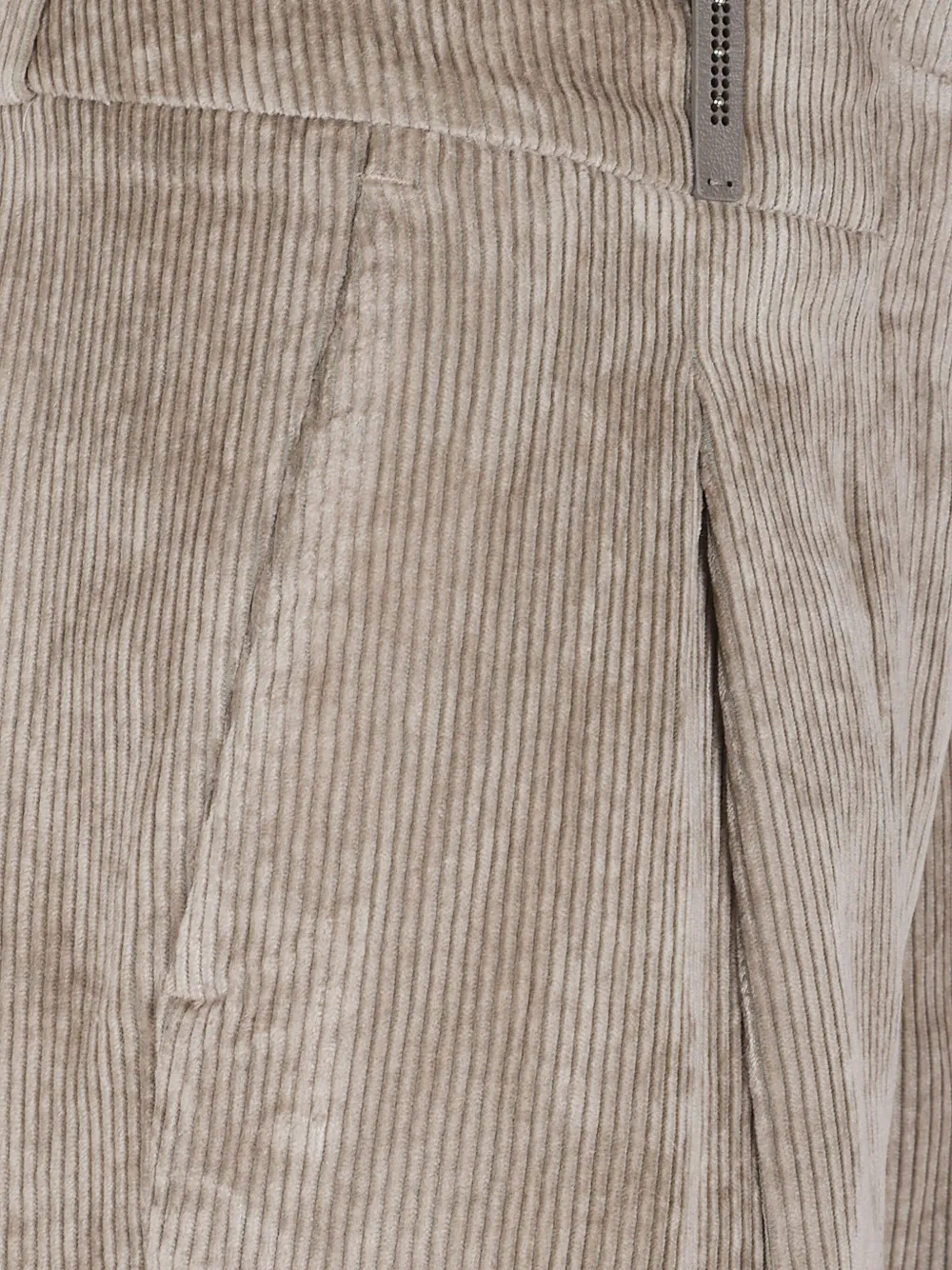 Peserico Ribfluwelen broek Beige