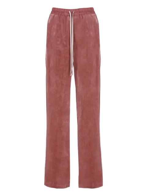 Rick Owens drawstring velvet trousers