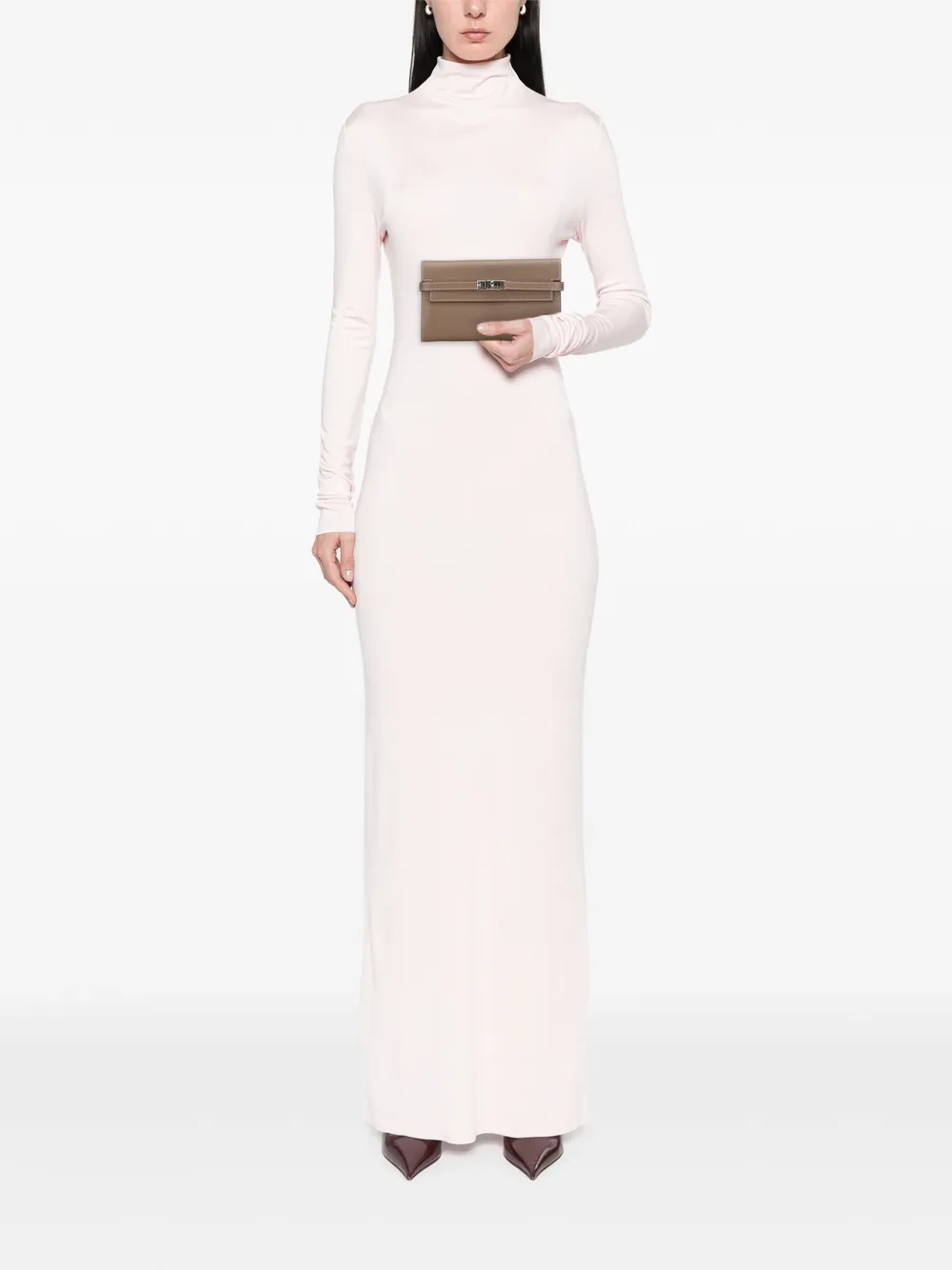 Pre-owned Hermes 2019 Epsom Kelly Longue Wallet Long Wallets In Brown