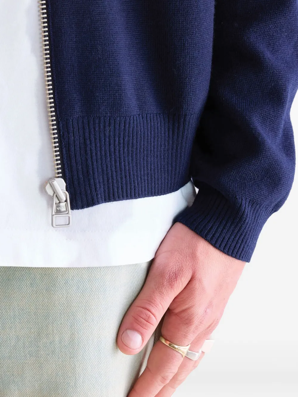 Bellerose Dilso Zip-fastening Cardigan In Black