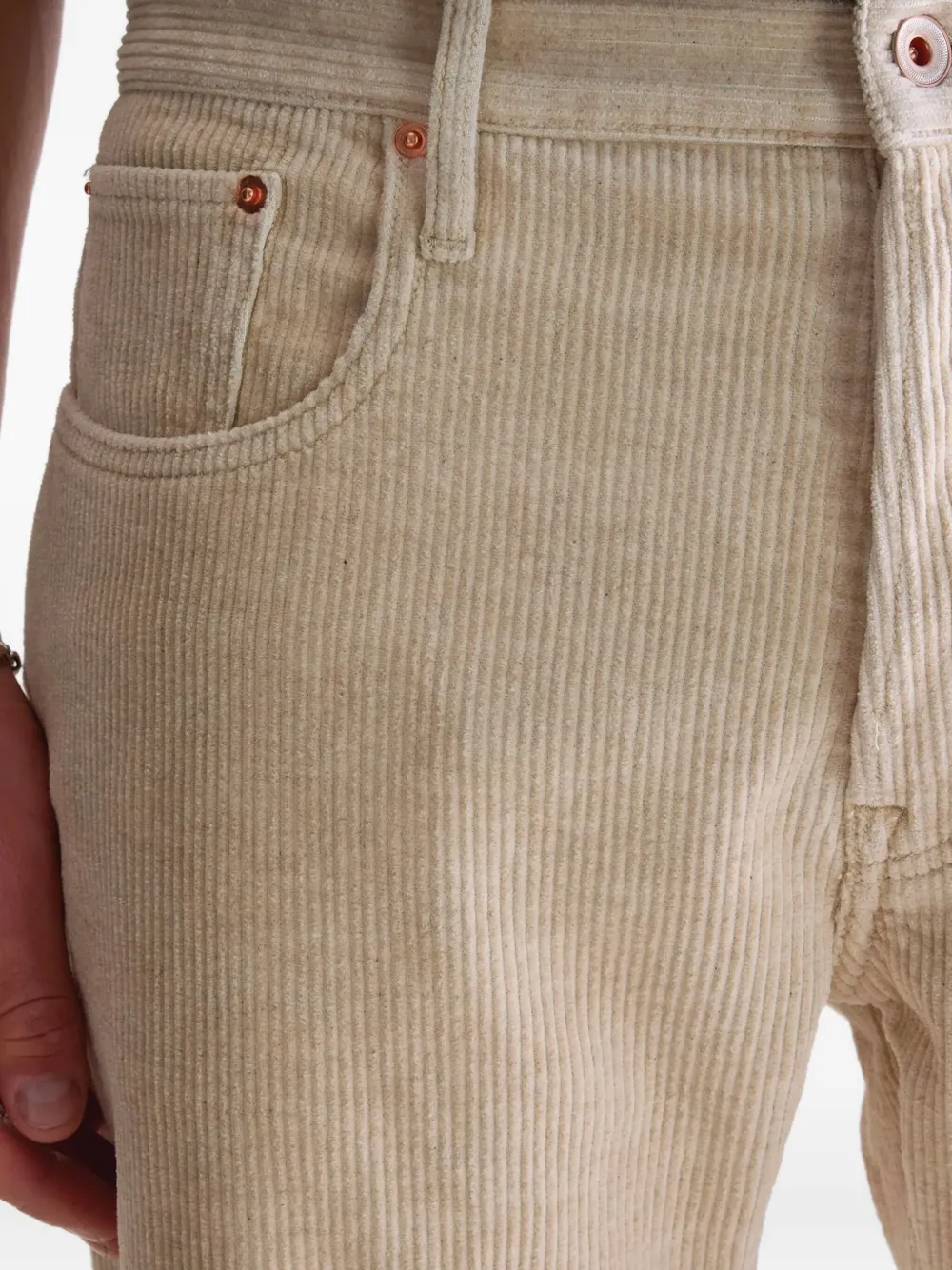 Bellerose Percy Corduroy Trousers In Neutral