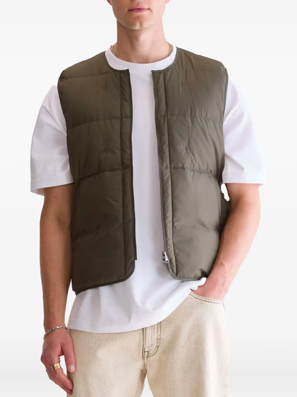 Bellerose Hoch quilted zip-astening gilet | Waistcoats & Gilets | Image 2