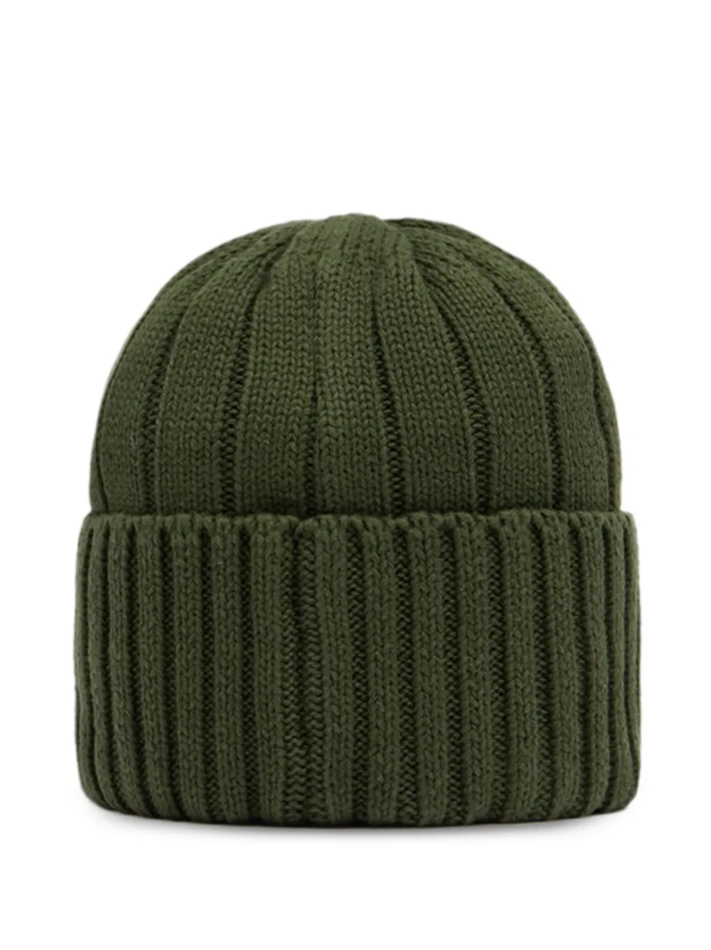 Save The Duck Ribbed Beanie Hat In Green