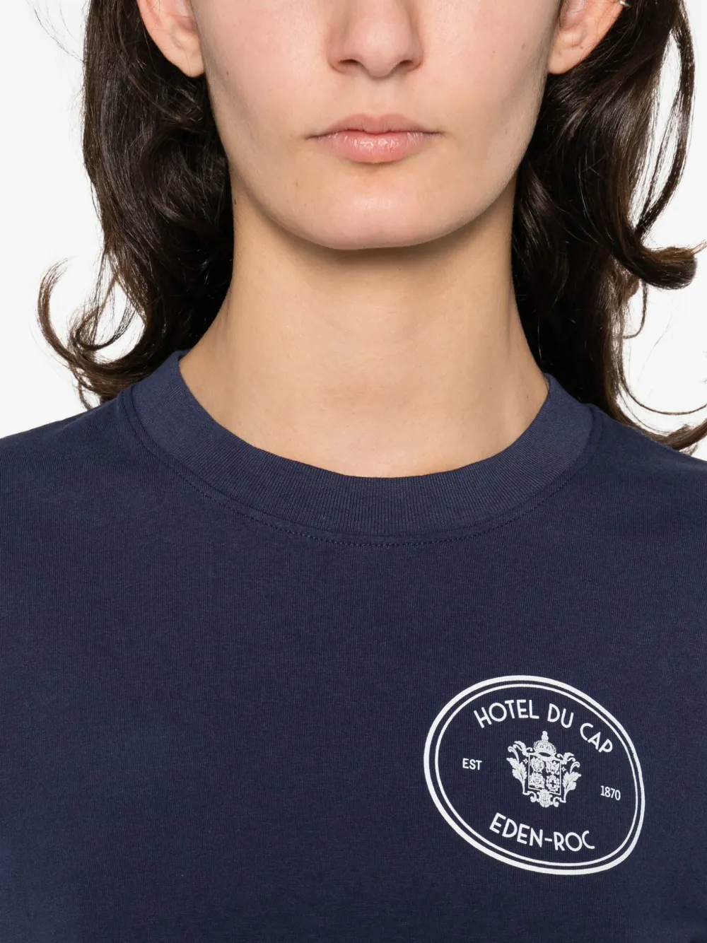 Sporty & Rich Kennedy T-shirt met grafisch detail Blauw