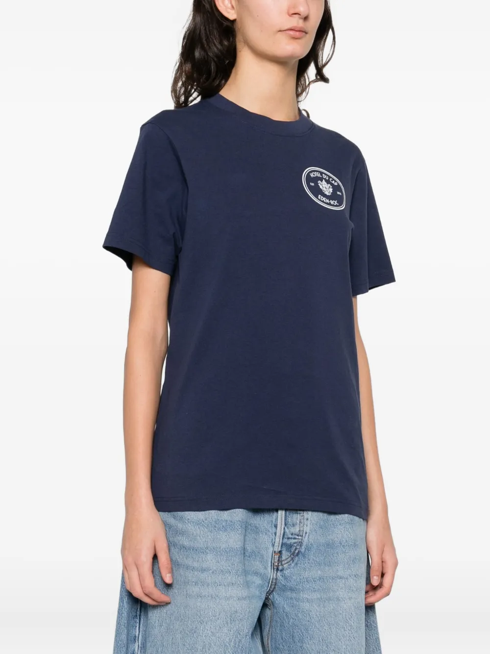 Sporty & Rich Kennedy T-shirt met grafisch detail Blauw