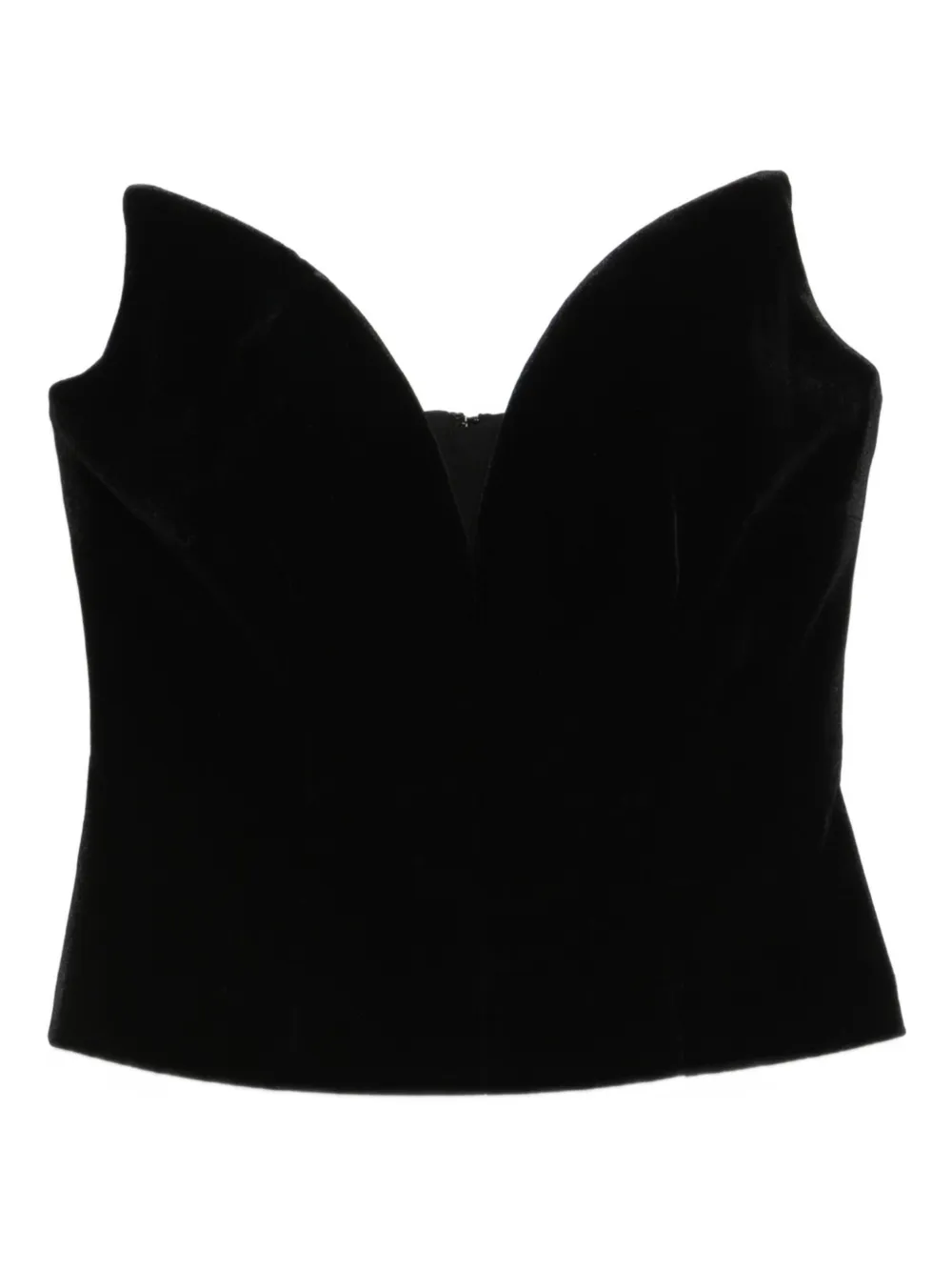 Roland Mouret Sweetheart-neck Top In Black