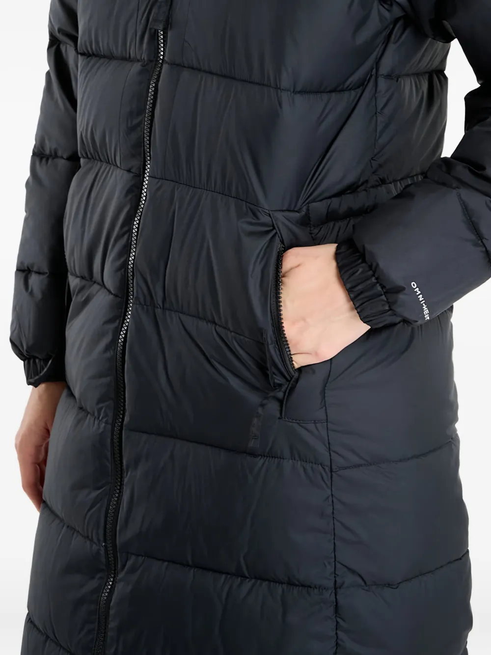 Columbia Pike Lake™ Hooded Long Coat In Blue