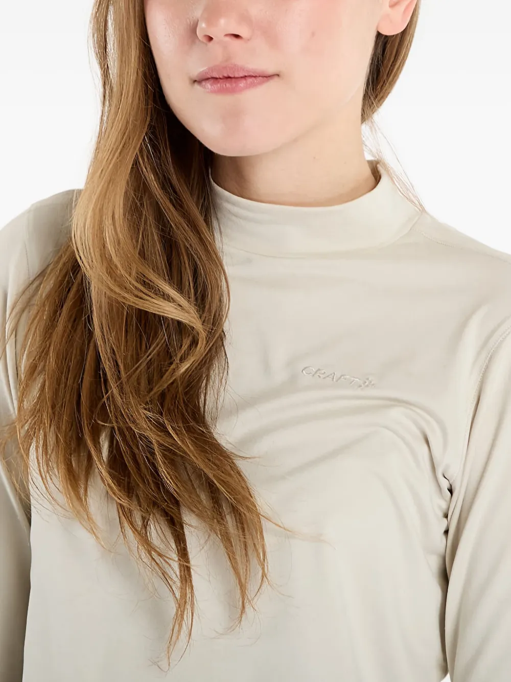 Craft Long-sleeve Flow Top In Metallic
