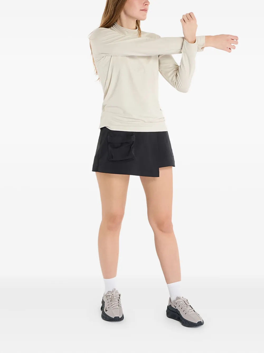 Craft Long-sleeve Flow Top In Metallic