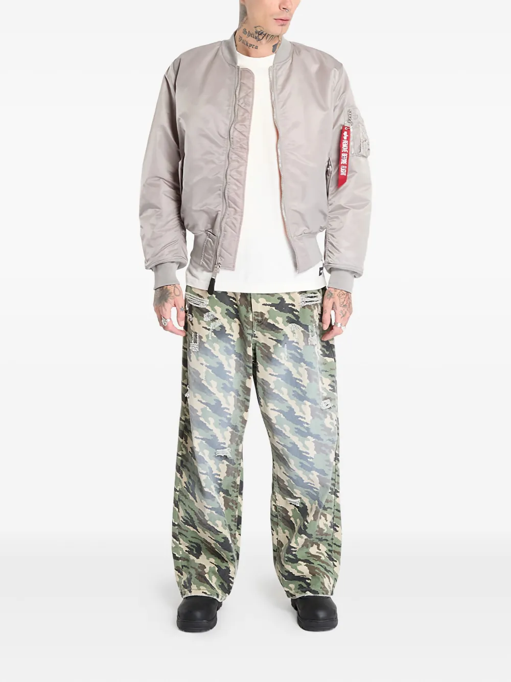 Alpha Industries Heritage zip jacket | Bomber Jackets | Image 2