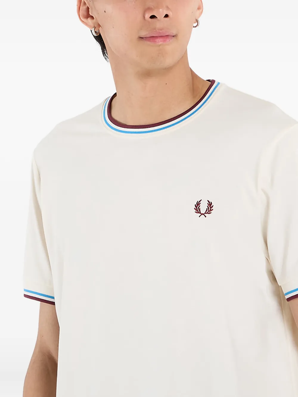 Fred Perry T-shirt met korte mouwen Beige
