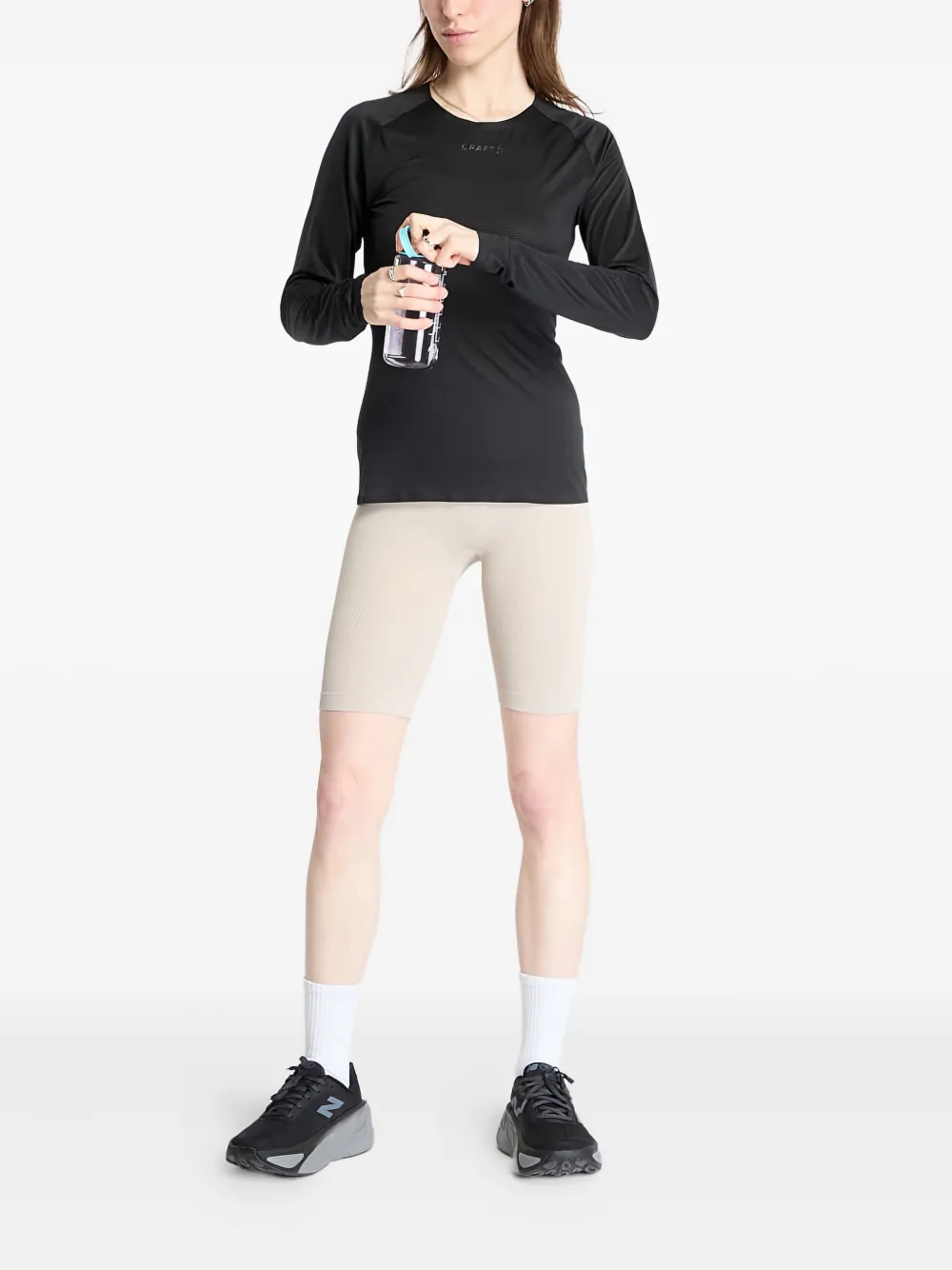 Craft Pro Dry Nanoweight Lls W Long-sleeve T-shirt In Black