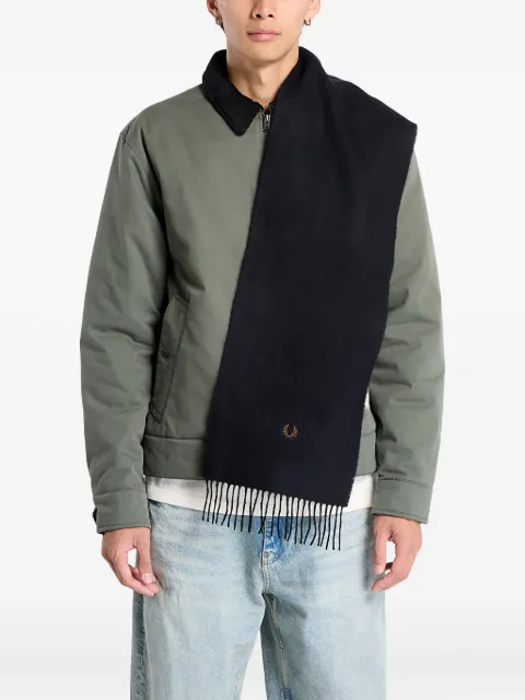 Fred Perry fringed scarf