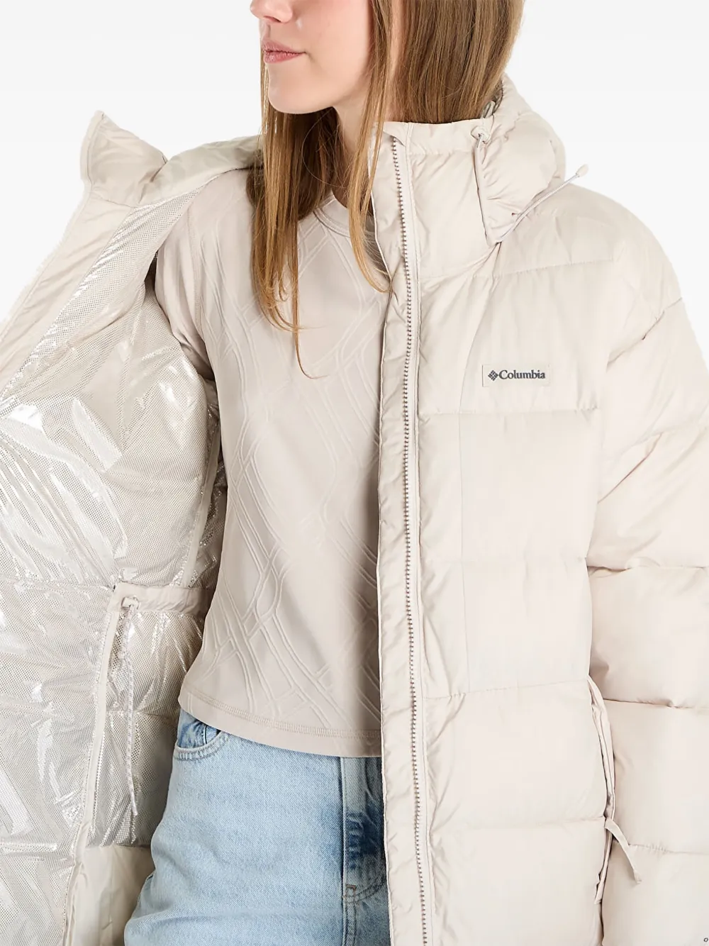 Columbia Pike Lake™ III jas met capuchon Beige