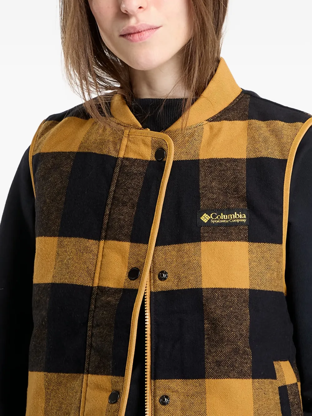 Reversible Checked Vest