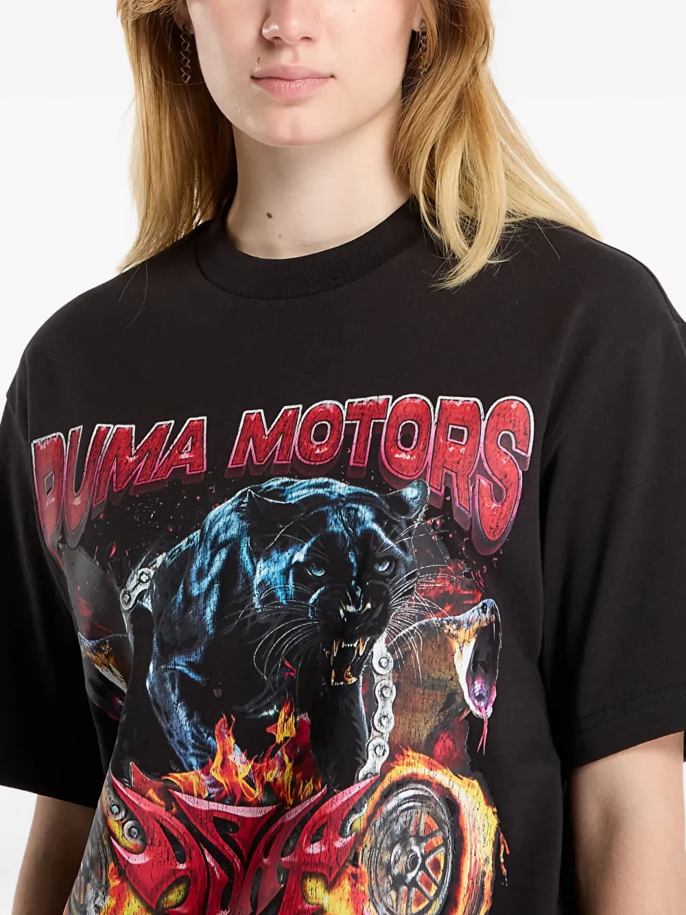 Puma Motors Tee In Black