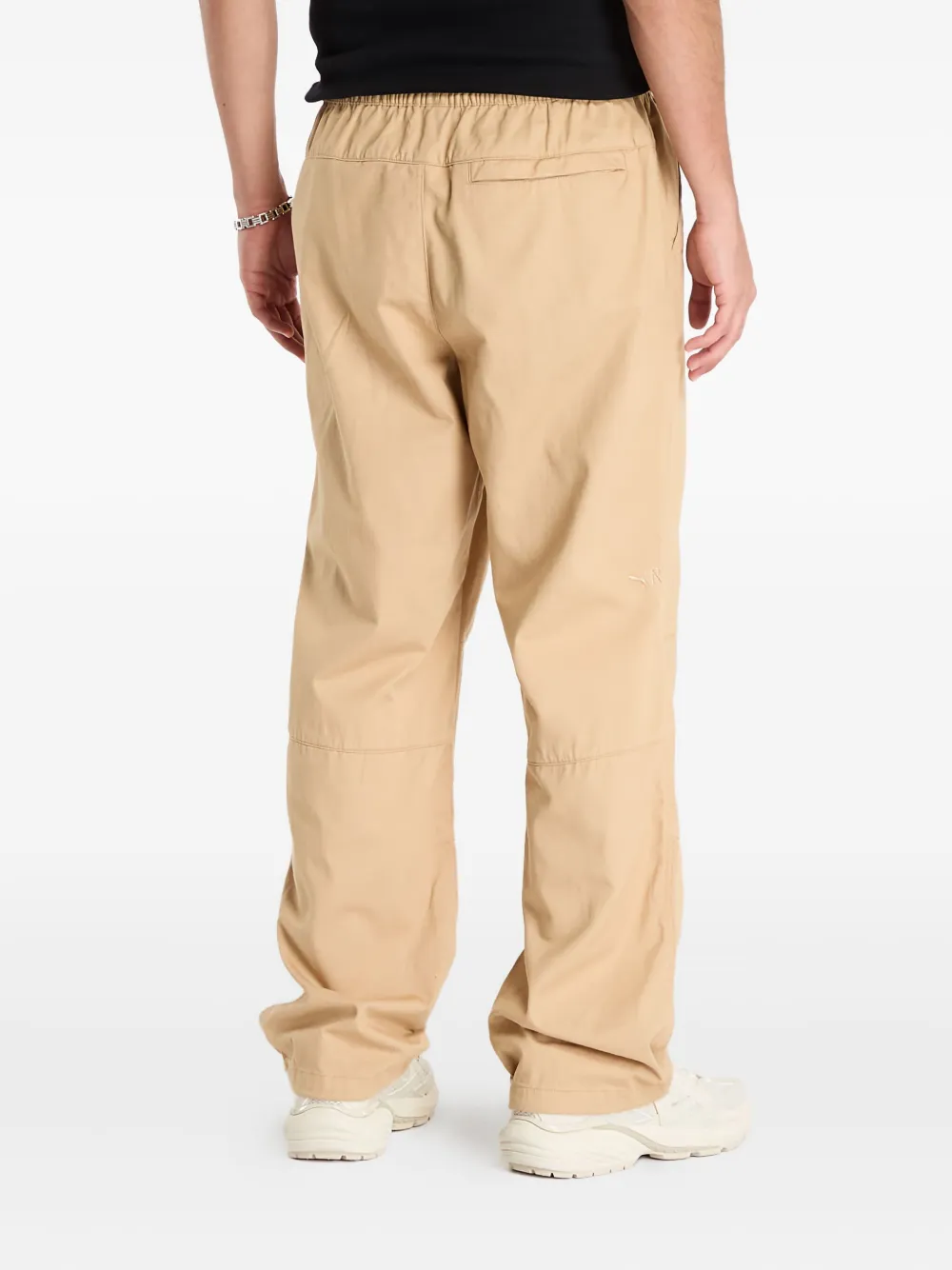 PUMA x REPRESENT trainingsbroek met elastische taille Beige