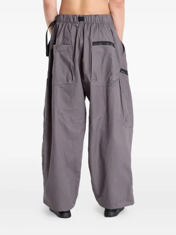 Y-3 UT Twill Cargo Pants | Grey | FARFETCH