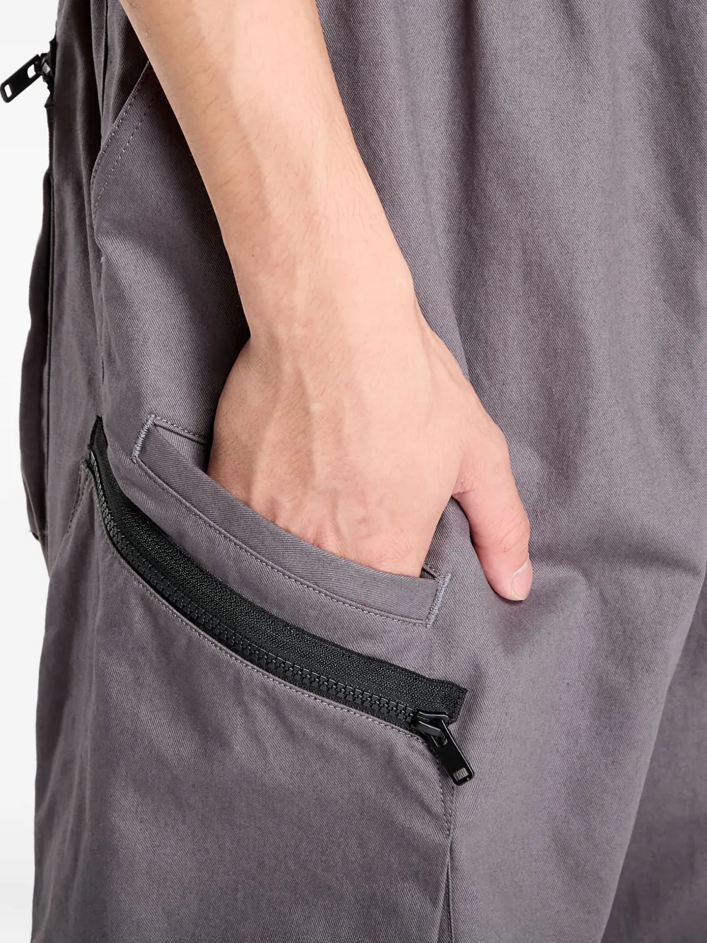 Y-3 UT twill cargo broek Grijs