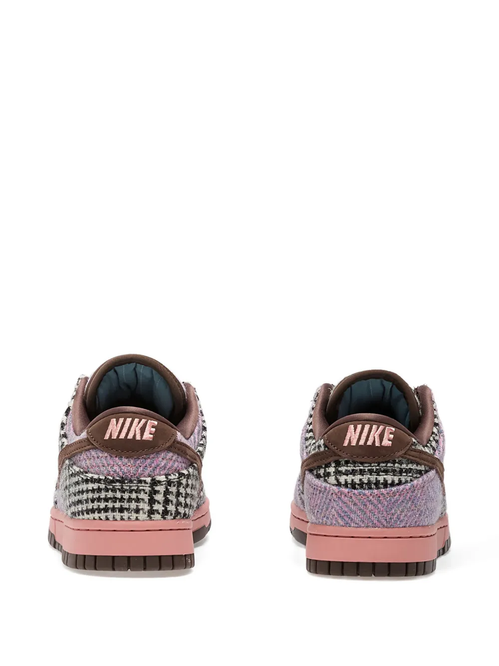 Nike x Harris Tweed Dunk Low sneakers Paars