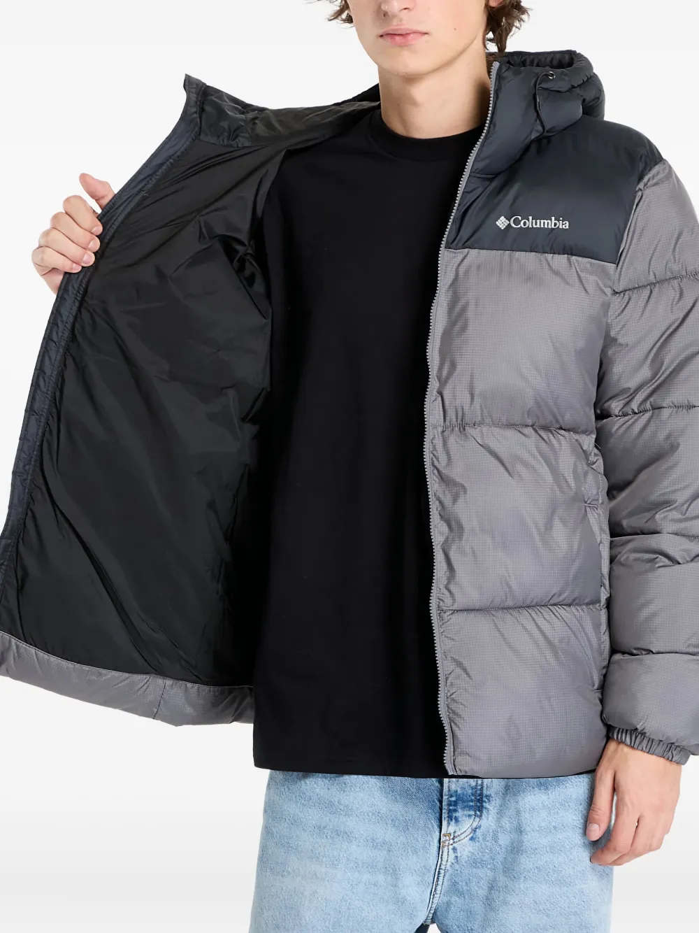 Columbia Puffect gewatteerd jack Grijs