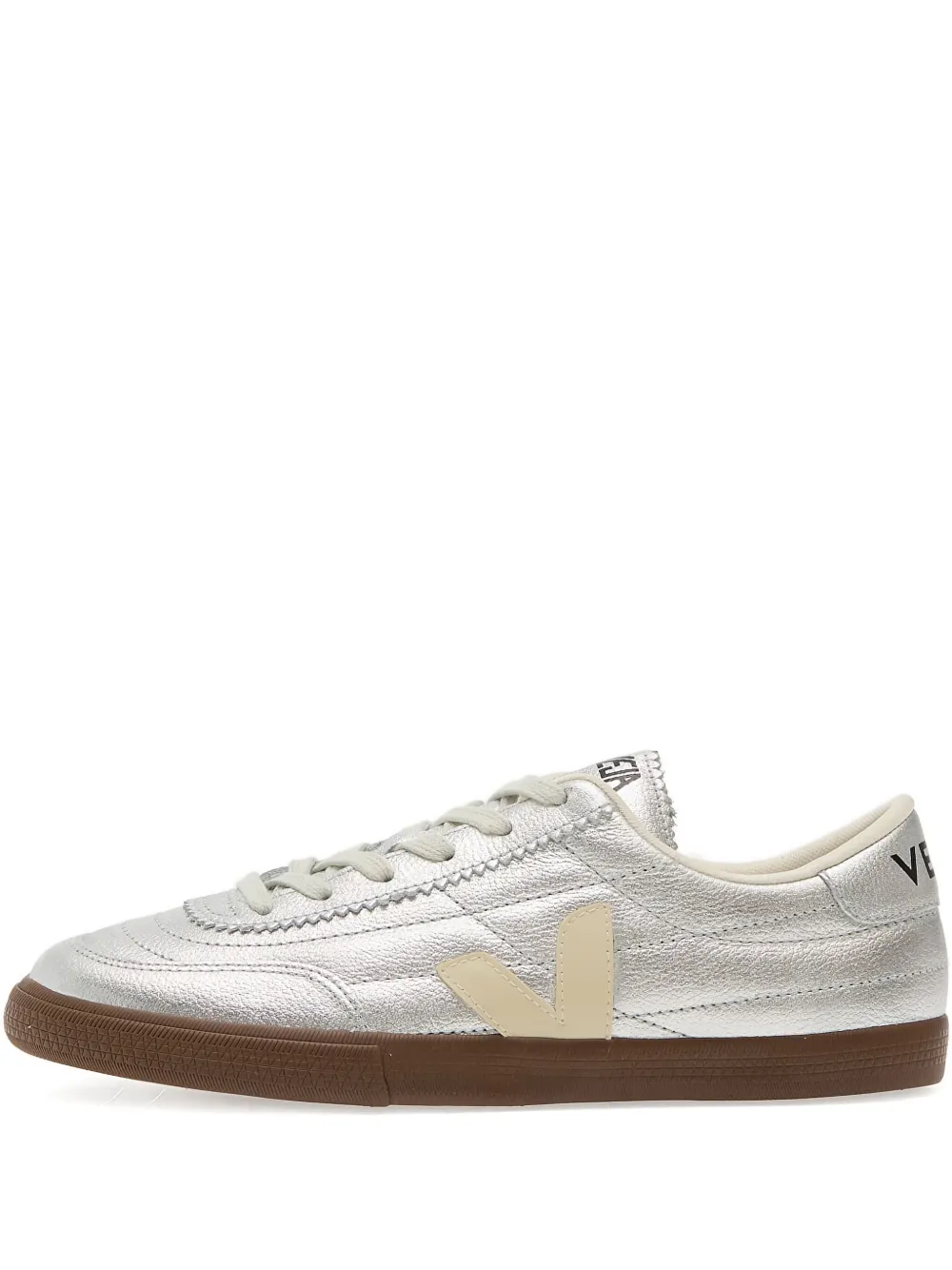 VEJA Panenka sneakers met logodetail Zilver