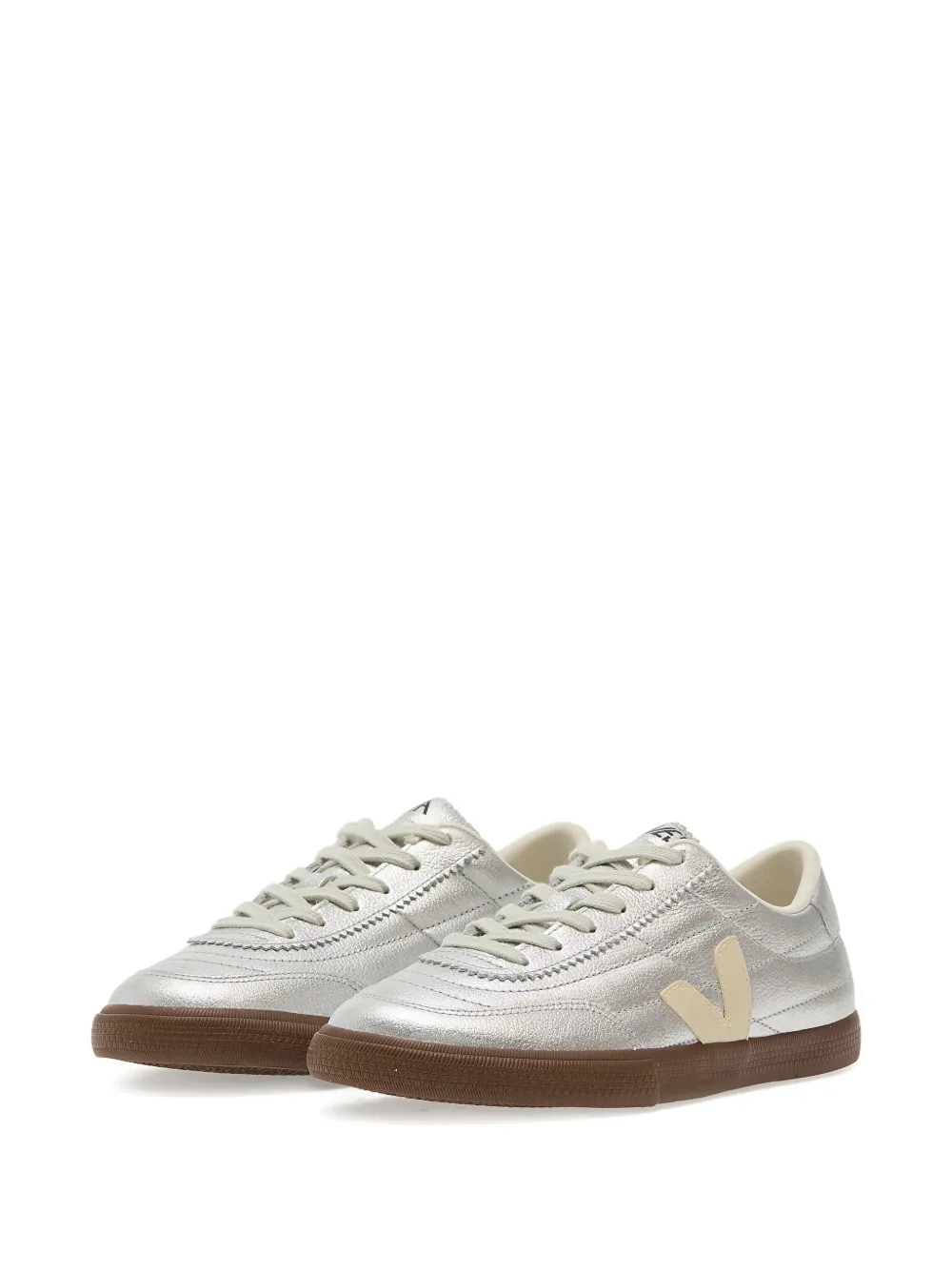 VEJA Panenka sneakers met logodetail - Zilver