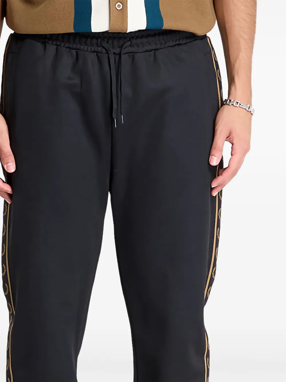 Fred Perry Trainingsbroek met contrasterende band Zwart