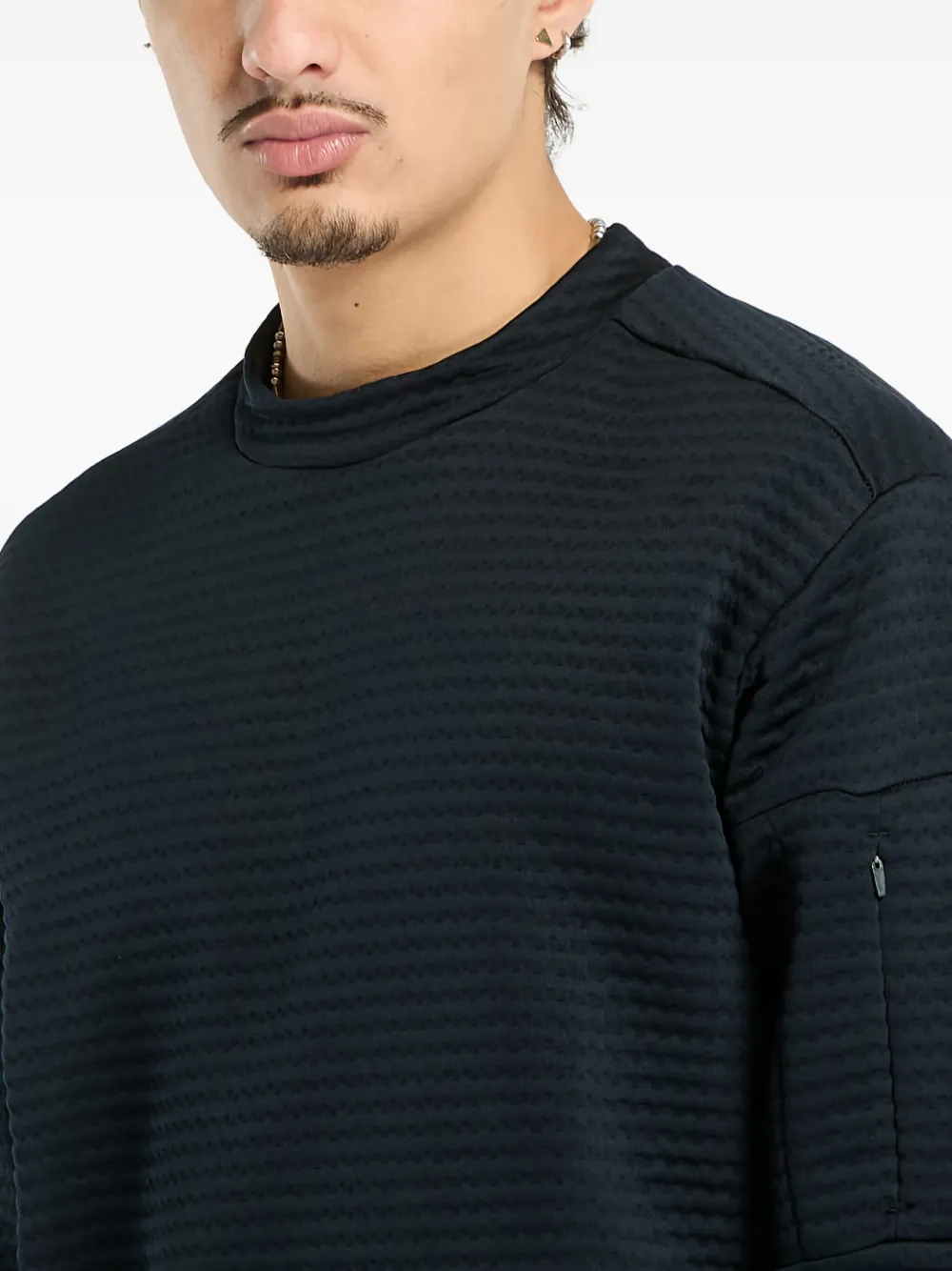 Craft Pocket-detail Long-sleeves T-shirt In Black