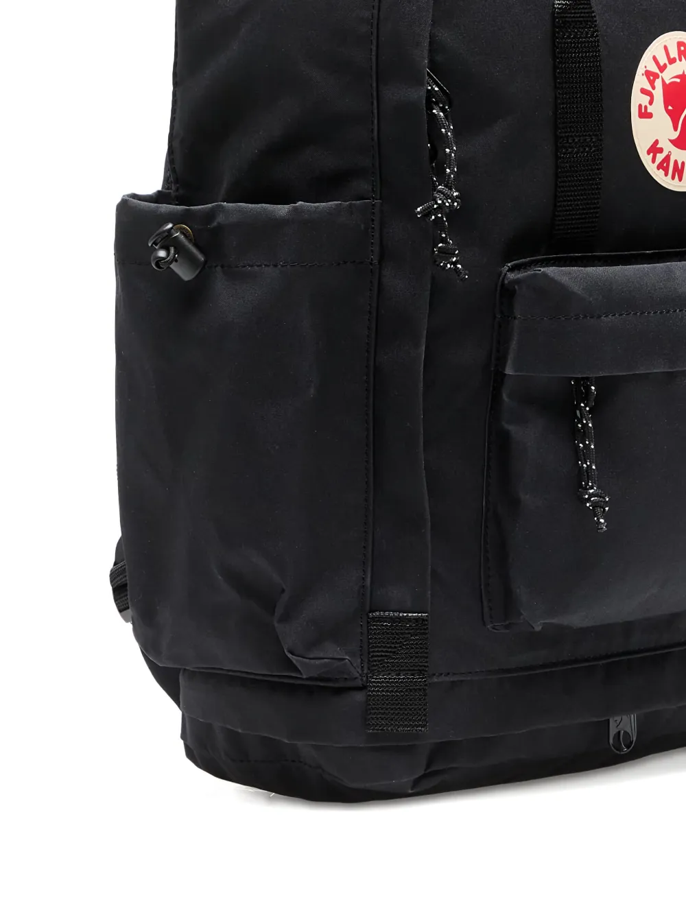  Fjällräven Kånken Outlong Logo-patch Backpack - Black 