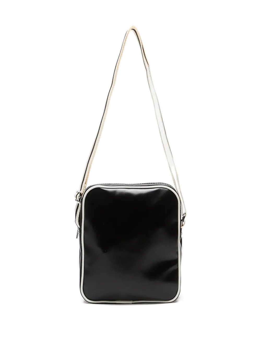 Fred Perry Striped Classic Side Bag In Black