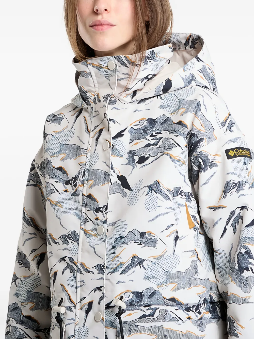 Columbia High Cascades™ Patterned Jacket In Gray