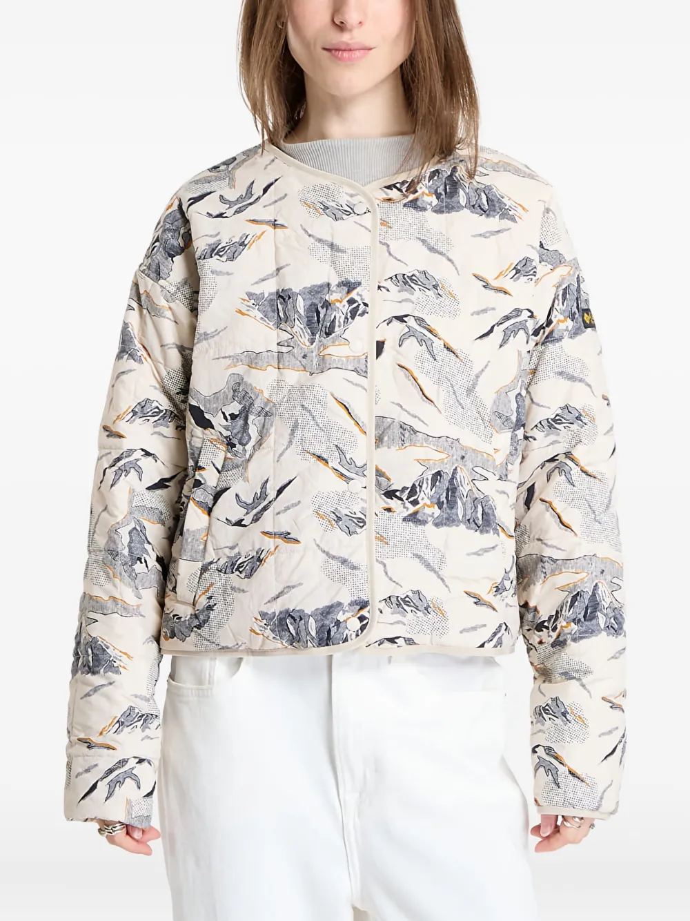 Columbia High Cascades™ Patterned Jacket In Gray