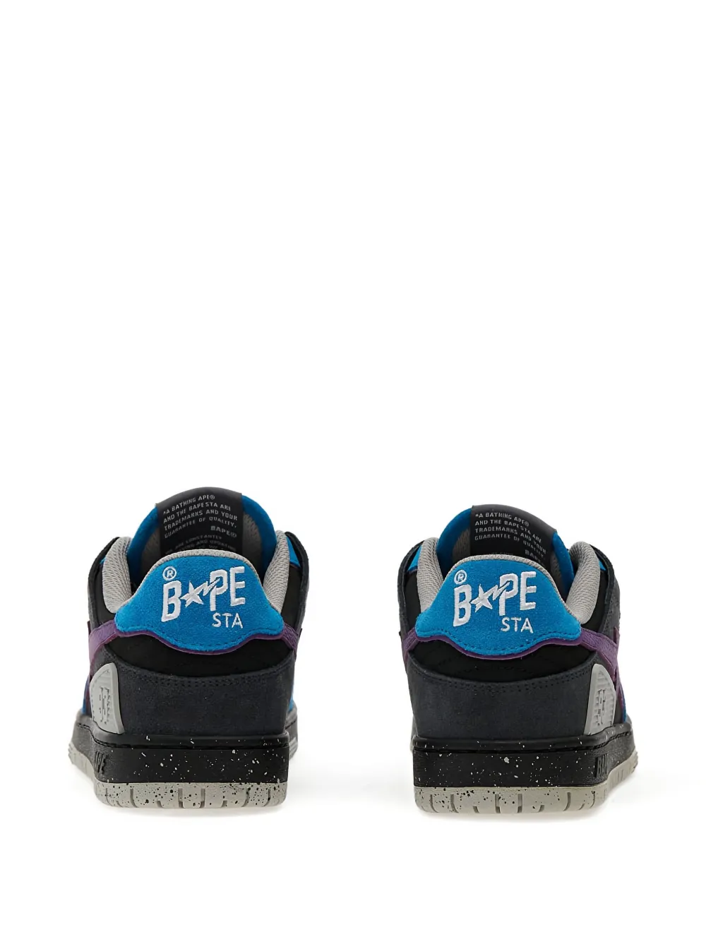 A BATHING APE Sneakers met ster-applicatie Blauw